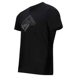Men'S Glacier Tee- Black | 100% Cotton Tee Shirt | Sync Performance