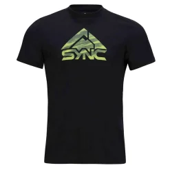 Men'S Logo Tee Shirt- Black | Sync Performance