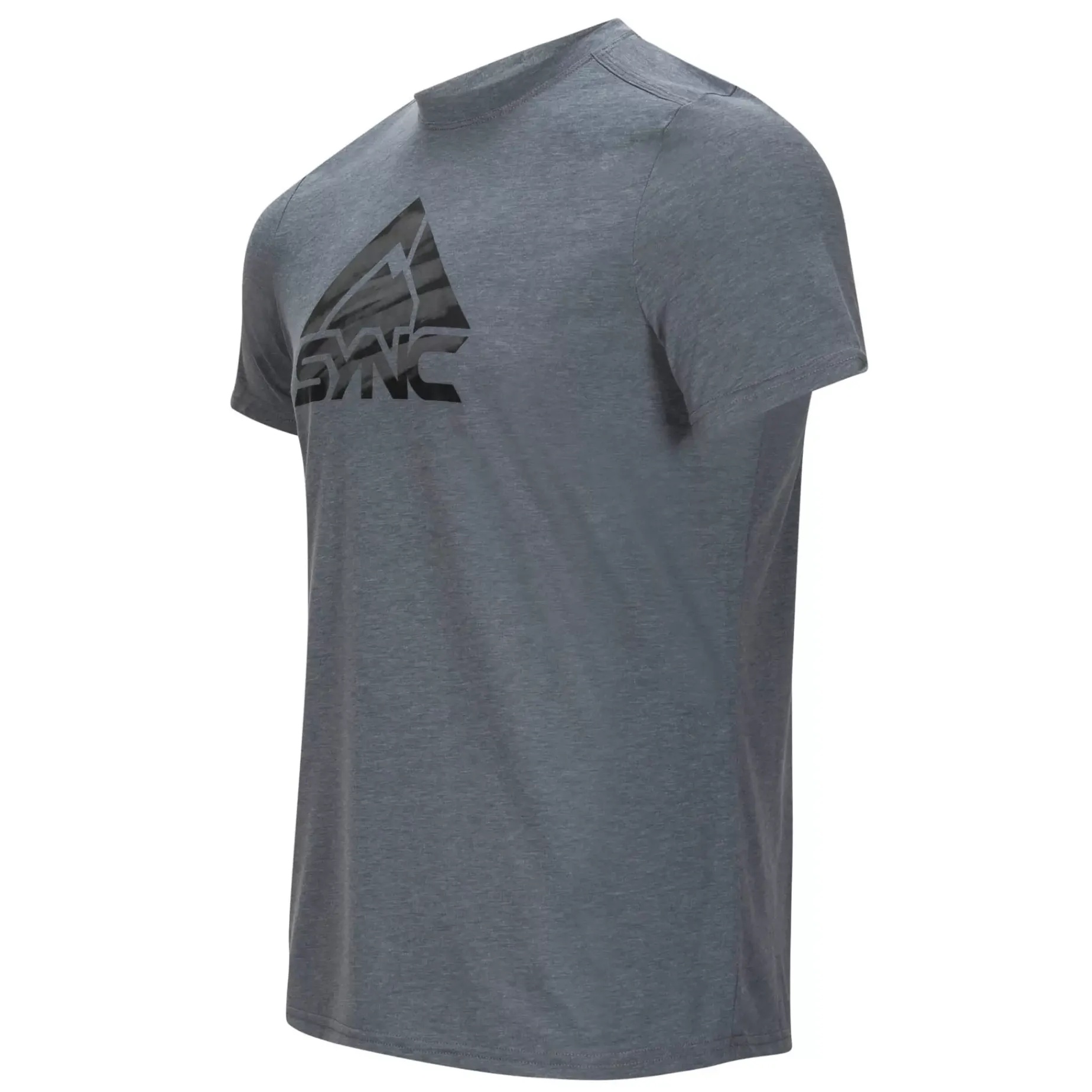 Men'S Logo Tee Shirt- Phantom | Sync Performance
