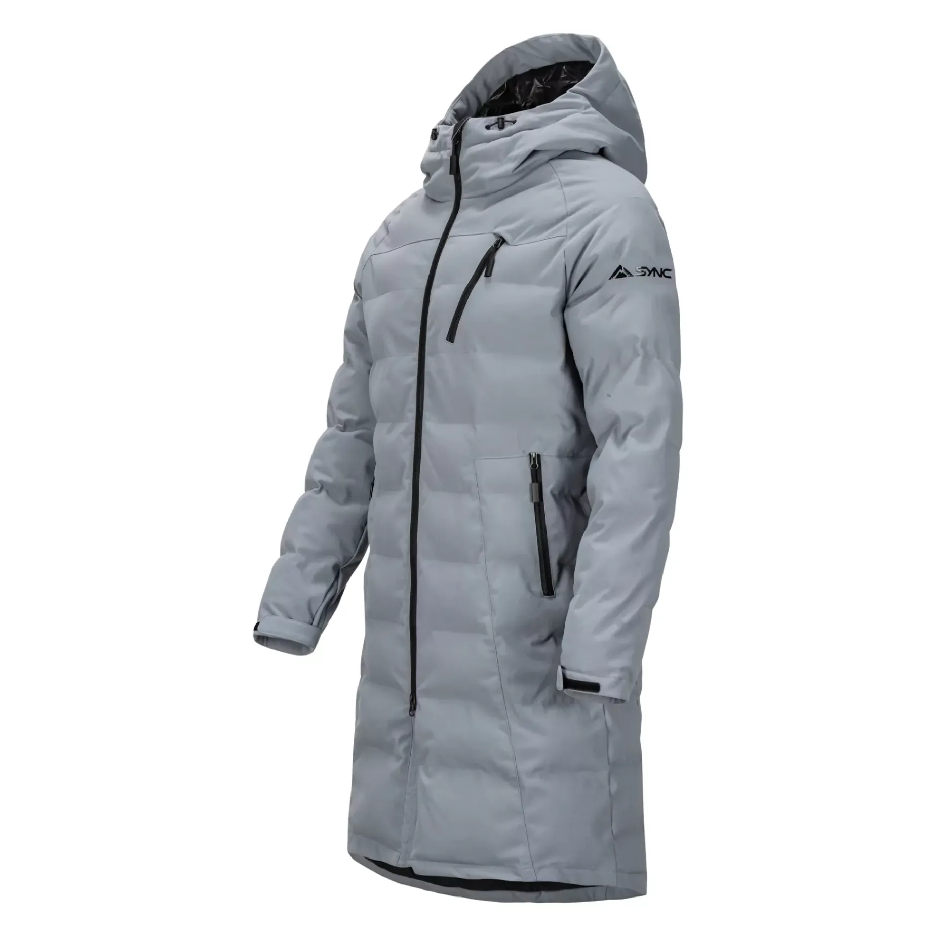 Pano Jacket-Canvas | Insulated Long Coat For Winter | Sync Performance