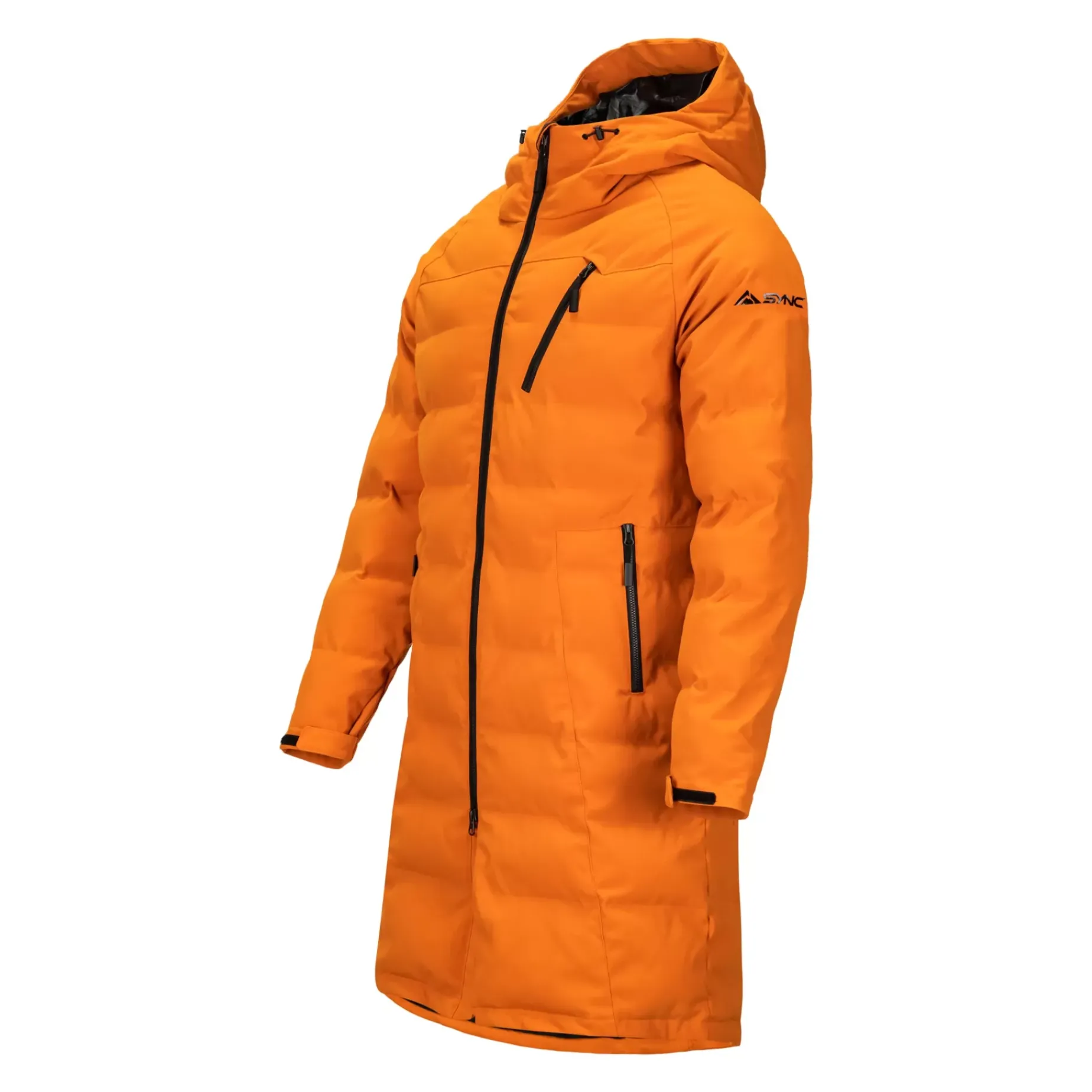 Pano Jacket-Canvas | Insulated Long Coat For Winter | Sync Performance
