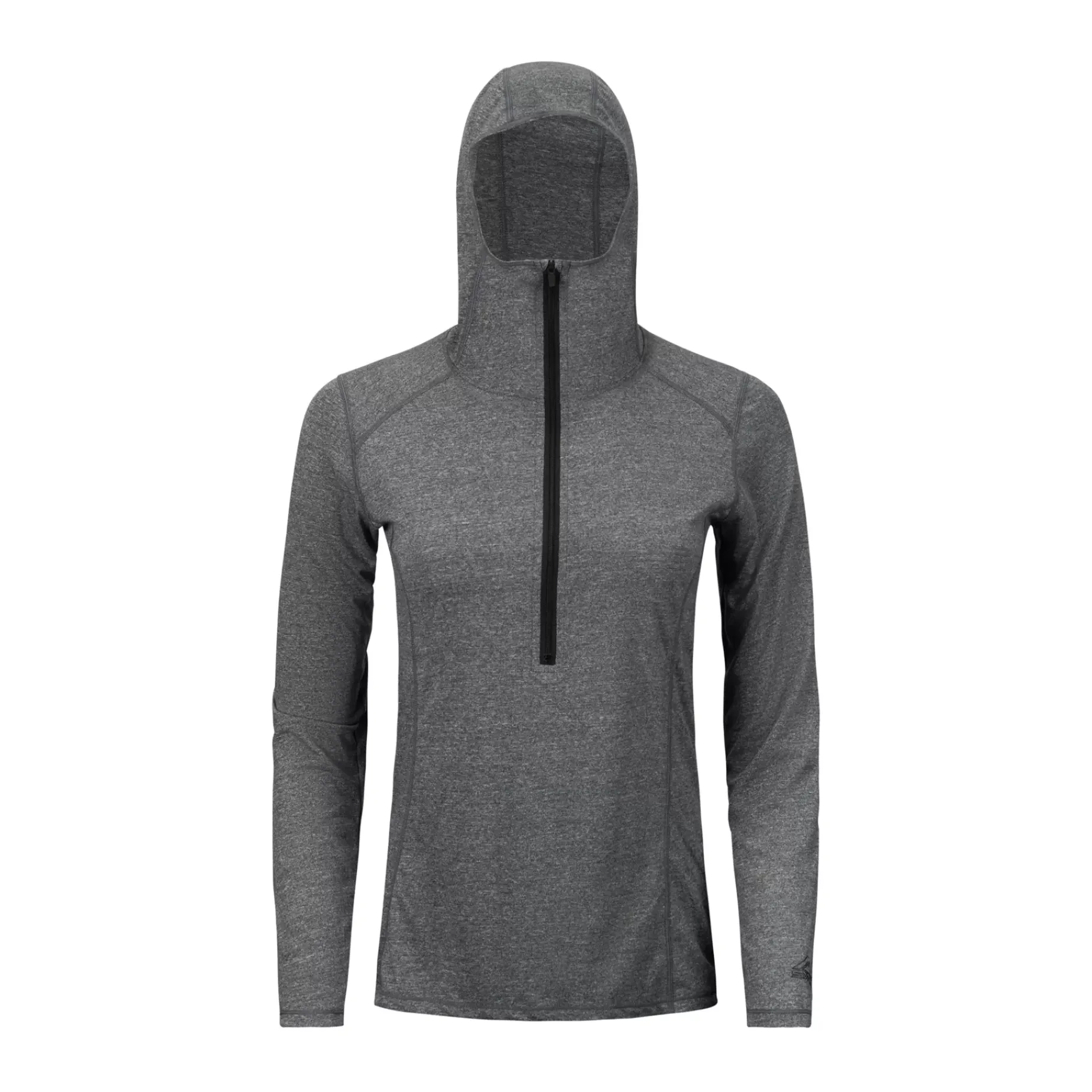 Women'S 1/2 Zip Hooded Long Sleeve | Base Layer | Sync Performance
