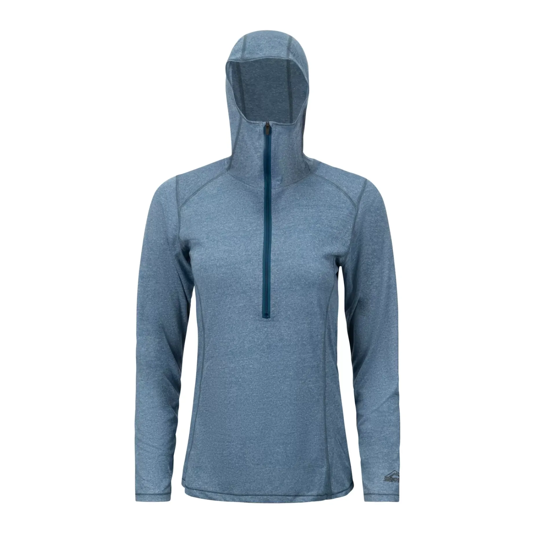 Women'S 1/2 Zip Hooded Long Sleeve | Base Layer | Sync Performance