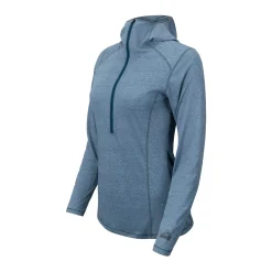 Women'S 1/2 Zip Hooded Long Sleeve | Base Layer | Sync Performance
