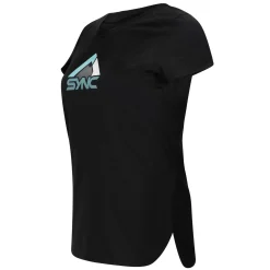 Women'S Logo Tee Shirt- Black | Sync Performance