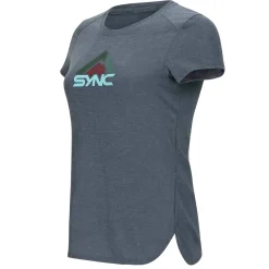 Women'S Logo Tee Shirt- Phantom | Sync Performance
